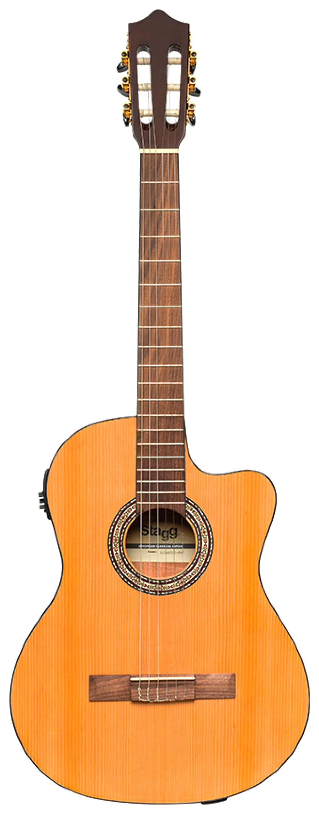 Электроакустическая гитара Stagg SCL60 TCE-NAT
