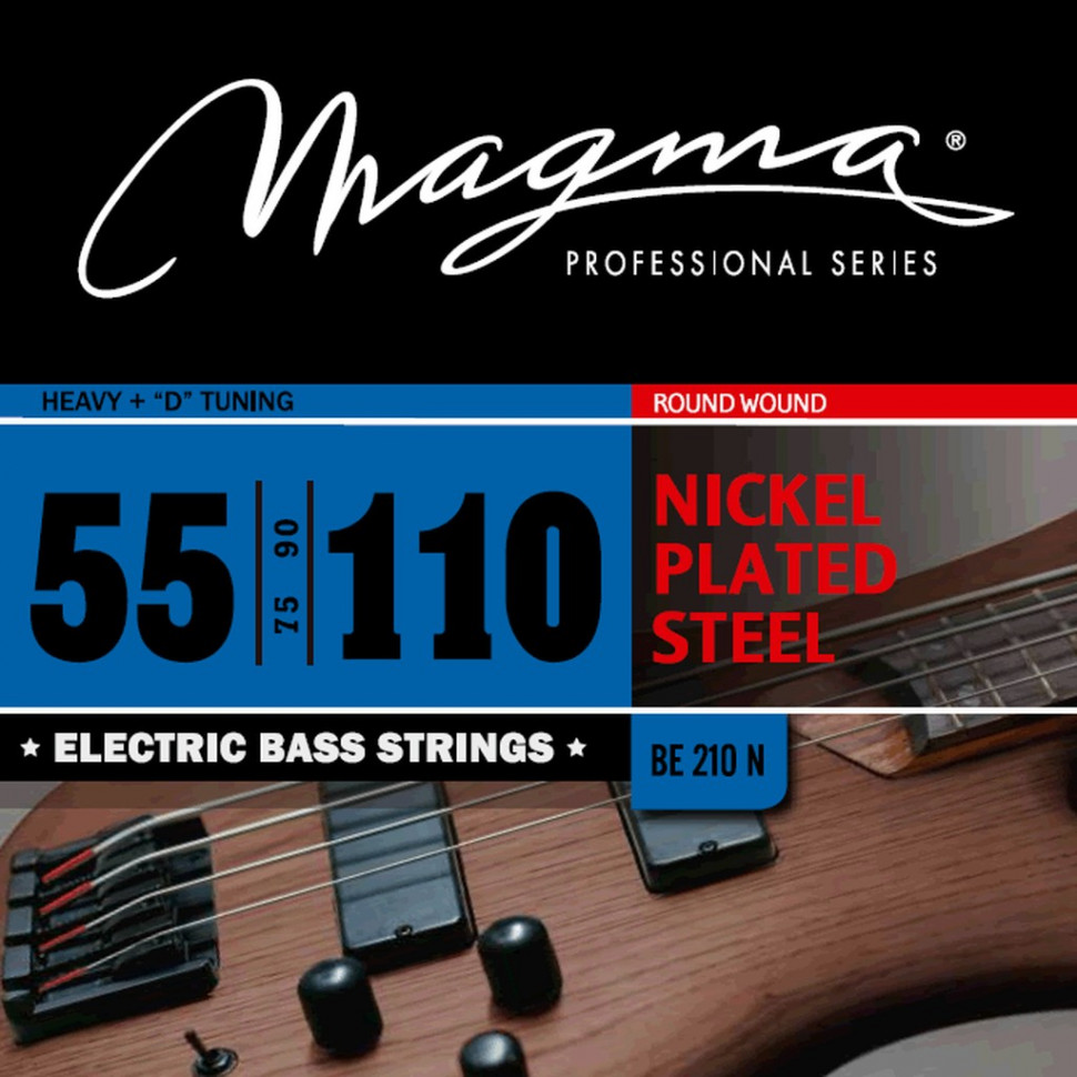 

Комплект струн для бас-гитары 55-110 Magma Strings BE210N, BE210N