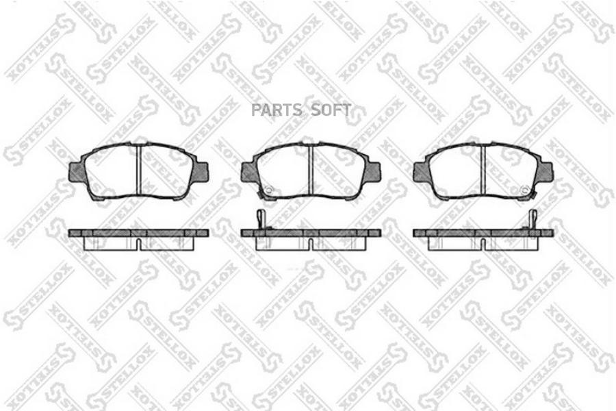 

Тормозные колодки Stellox 723002SX