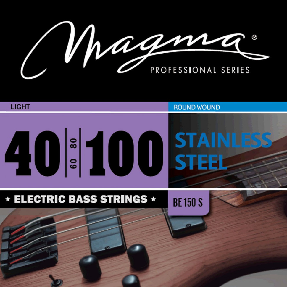 

Комплект струн для бас-гитары 40-100 Magma Strings BE150S, BE150S
