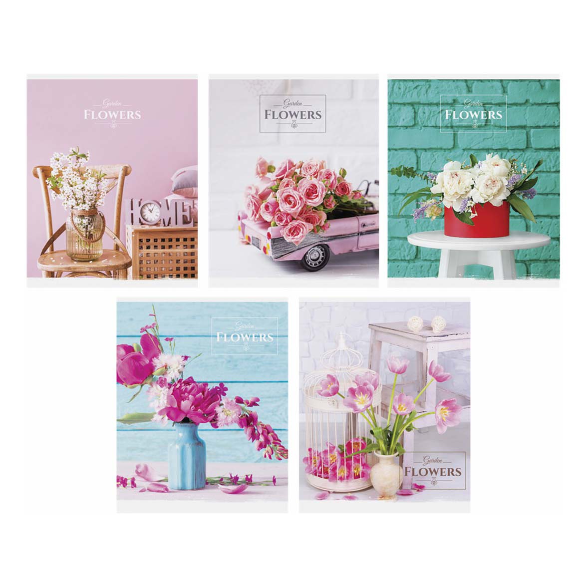 

Тетрадь общая в клетку ArtSpace Цветы GarDen flowers, 48 л., 1 шт.