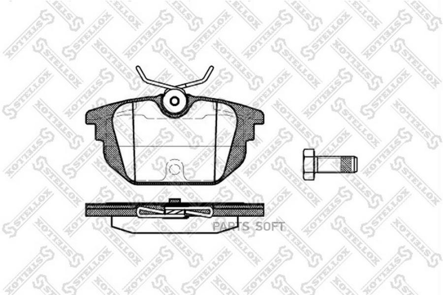 

Тормозные колодки Stellox 703000SX