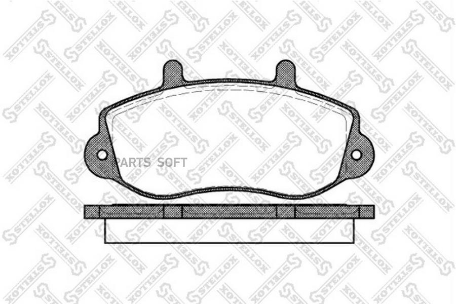 

Тормозные колодки Stellox 688000SX