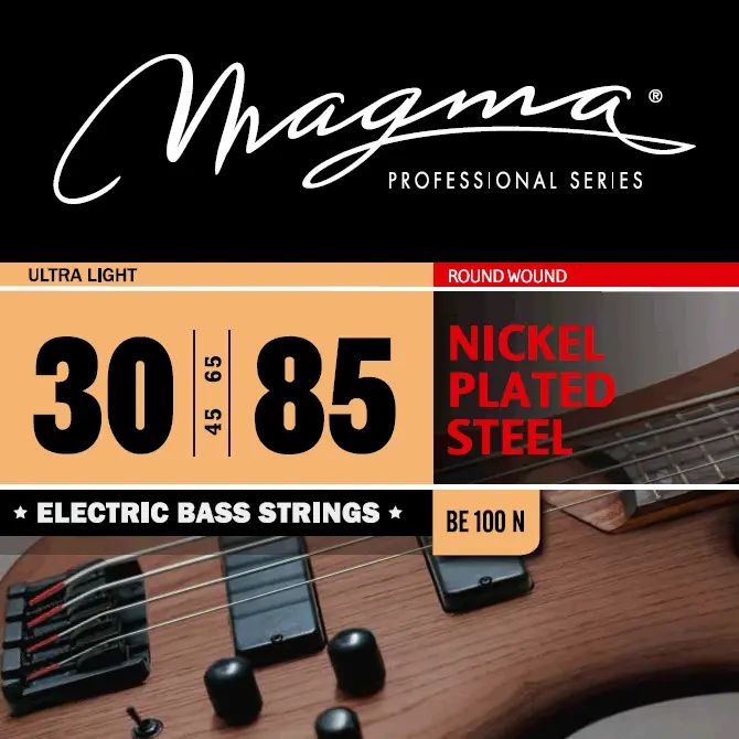 

Комплект струн для бас-гитары Magma Strings BE100N 30-85, BE100N