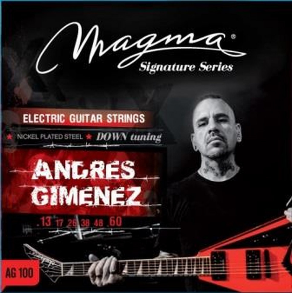 

Комплект струн для электрогитары Andres Gimenez 13-60 Magma Strings AG100, AG100