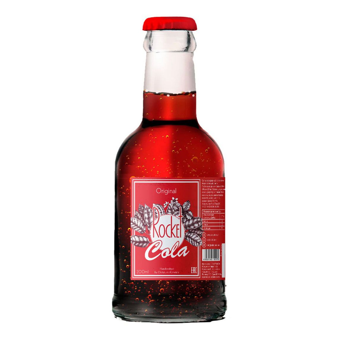 Газированный напиток Rocket Tonic Cola 200 мл x 20 шт