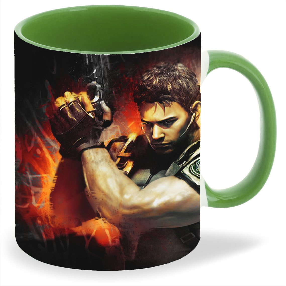 

Кружка CoolPodarok Обитель зла 5 Resident Evil Спина к спине, Обитель зла 5 Resident Evil Спина к спине