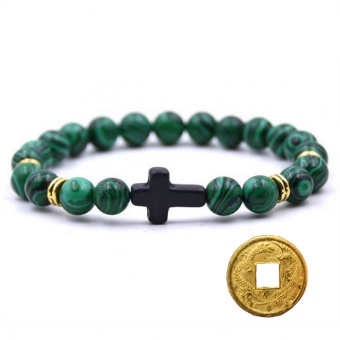 

Комплект (браслет + монета) из бижутерного сплава р.25 ELG 55998-mon, 55998-mon