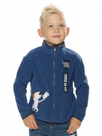 фото Куртка для мальчика pelican bfxs3194/синий(41) р.5 рост104-110