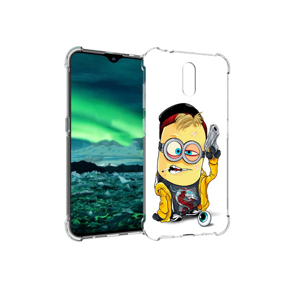 

Чехол MyPads Tocco для Nokia 2.3 миньон бандит (PT142254.97.475), Прозрачный, Tocco