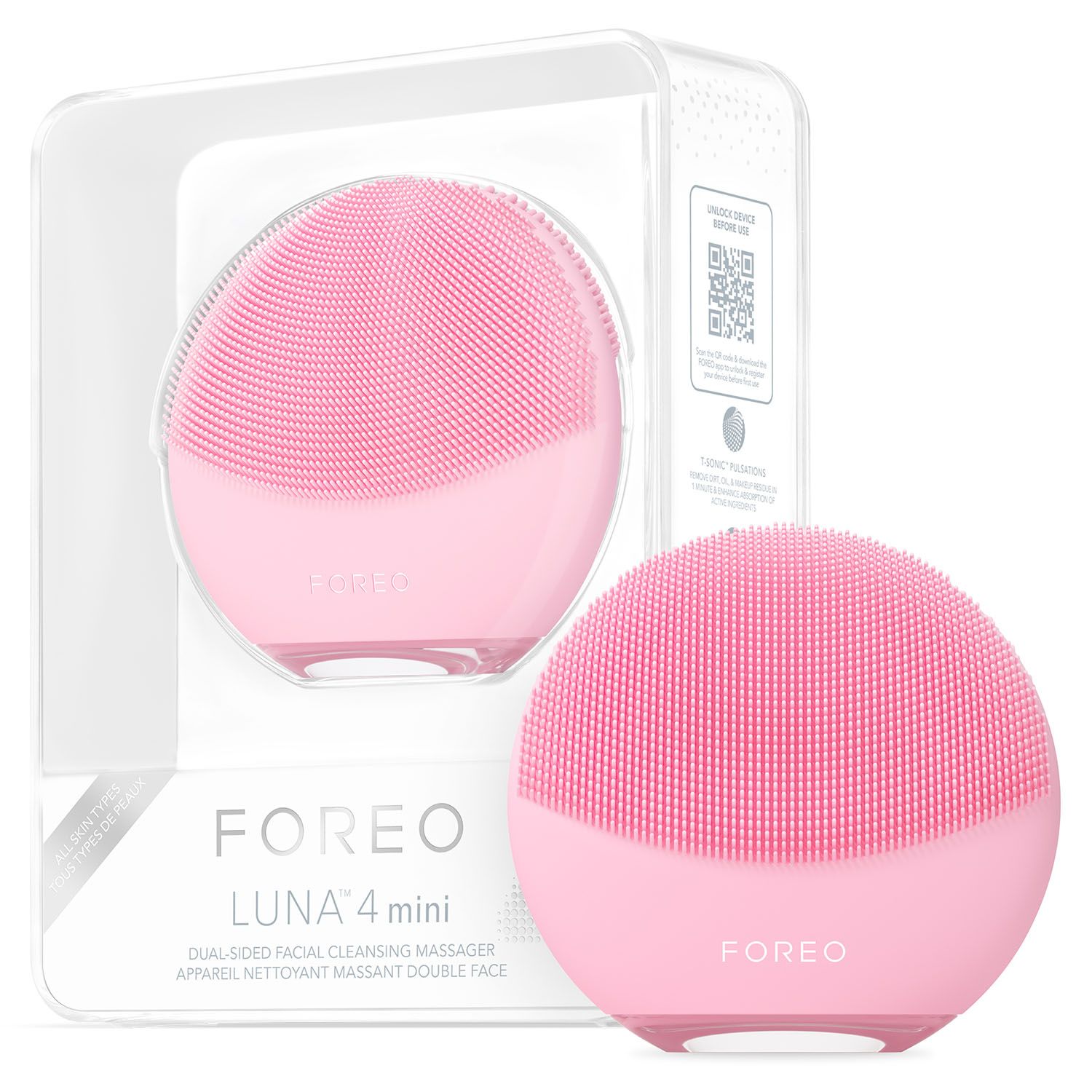 

Щетка для умывания Foreo luna 4 mini pink, Розовый, luna 4 mini