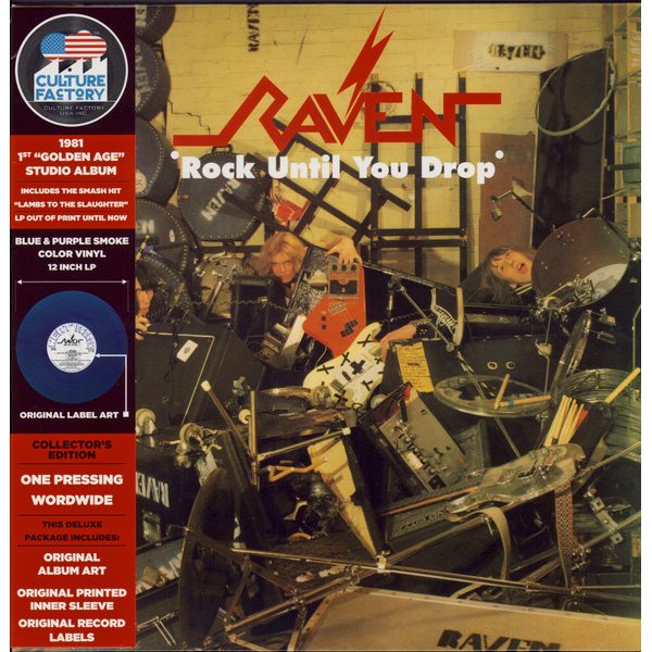 Raven Rock Until You Drop Limited Edition (Purple Smoke Vinyl) (LP) 0819514012047