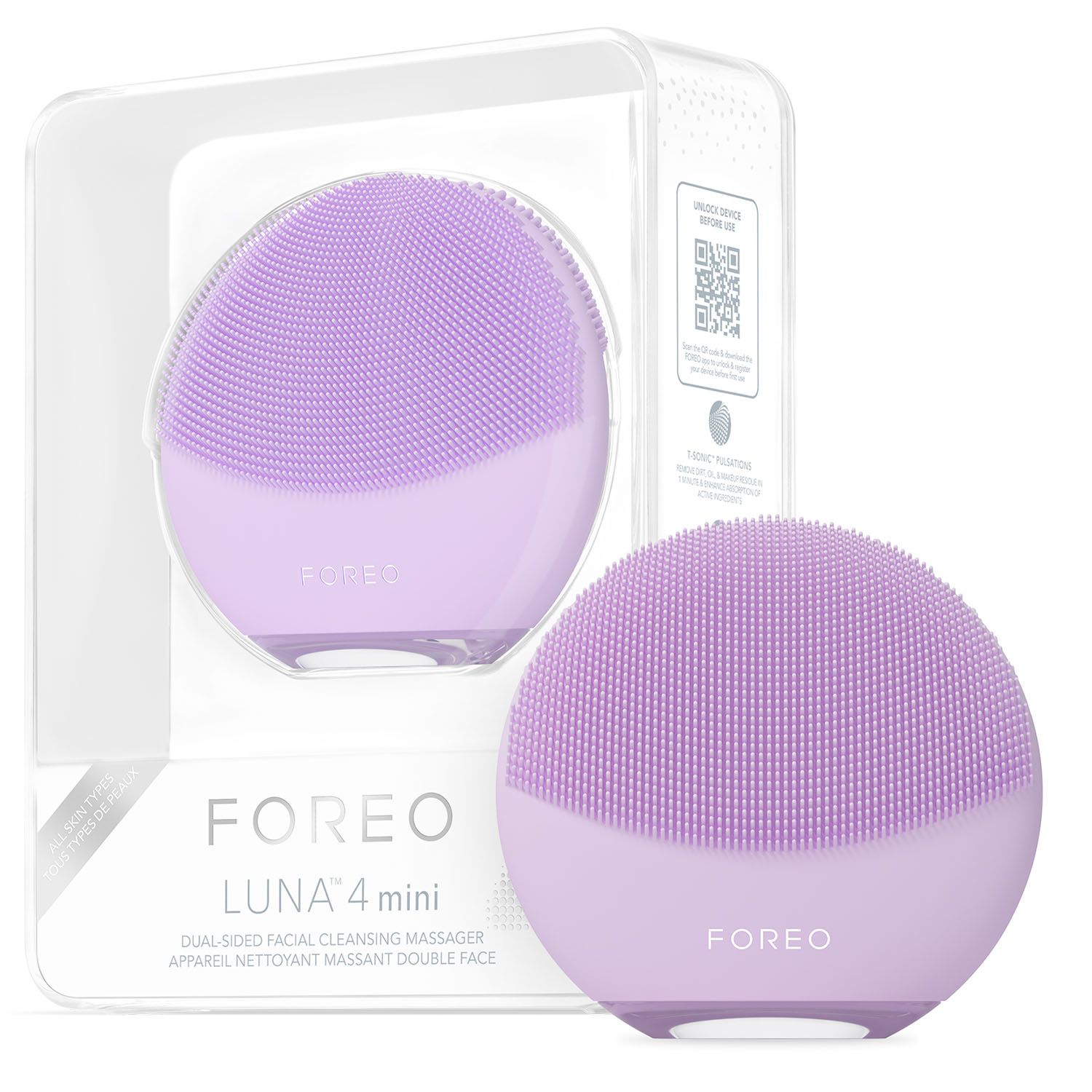 

Щетка для умывания Foreo luna 4 mini lavender, Фиолетовый, luna 4 mini