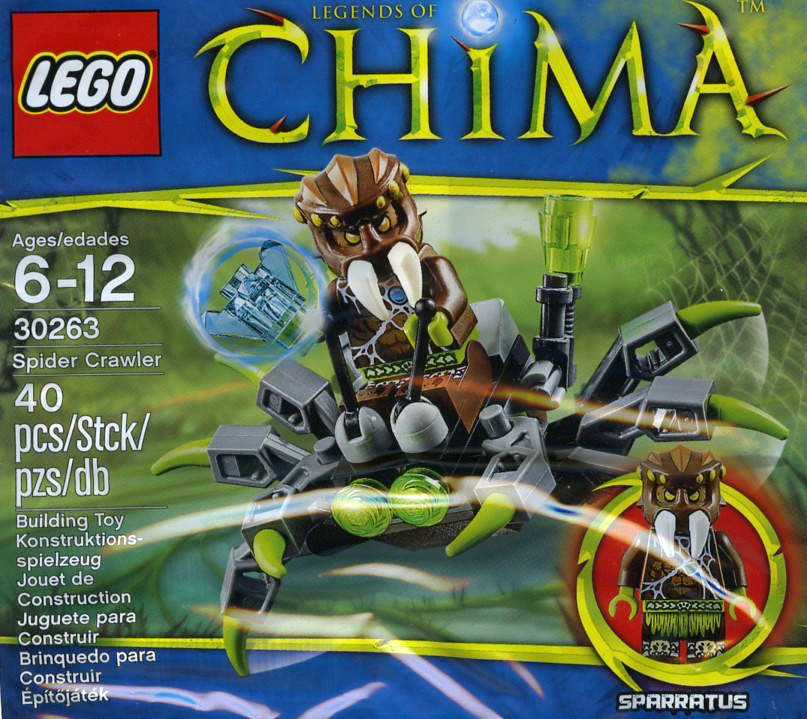 

Конструктор Lego 30263 Chima Паучий вездеход Спарратуса 36 дет, Паукоход Спарратуса