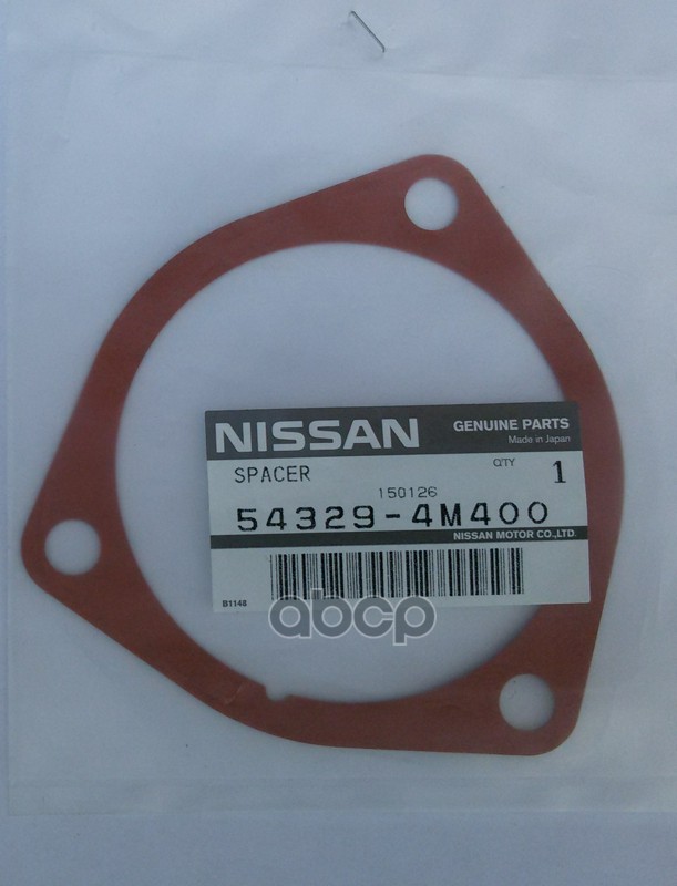 

Прокладка Верхней Опоры Амортизатора [Org] NISSAN арт. 543294M400