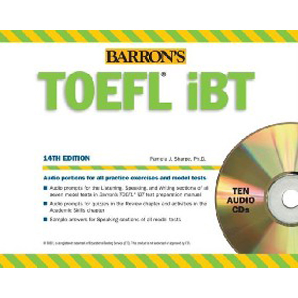 

Barron's TOEFL Ibt Audio Compact Disc Package, 14th Edition / Sharpe Ph. D. Pamela