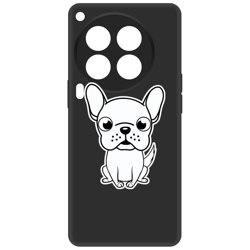 

Чехол-накладка Krutoff Soft Case Черно-белый щенок для TECNO Camon 30 Premier 5G черный