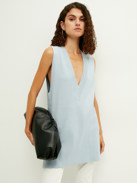 

Жилет женский ZARINA 2368644844 голубой XS, 2368644844