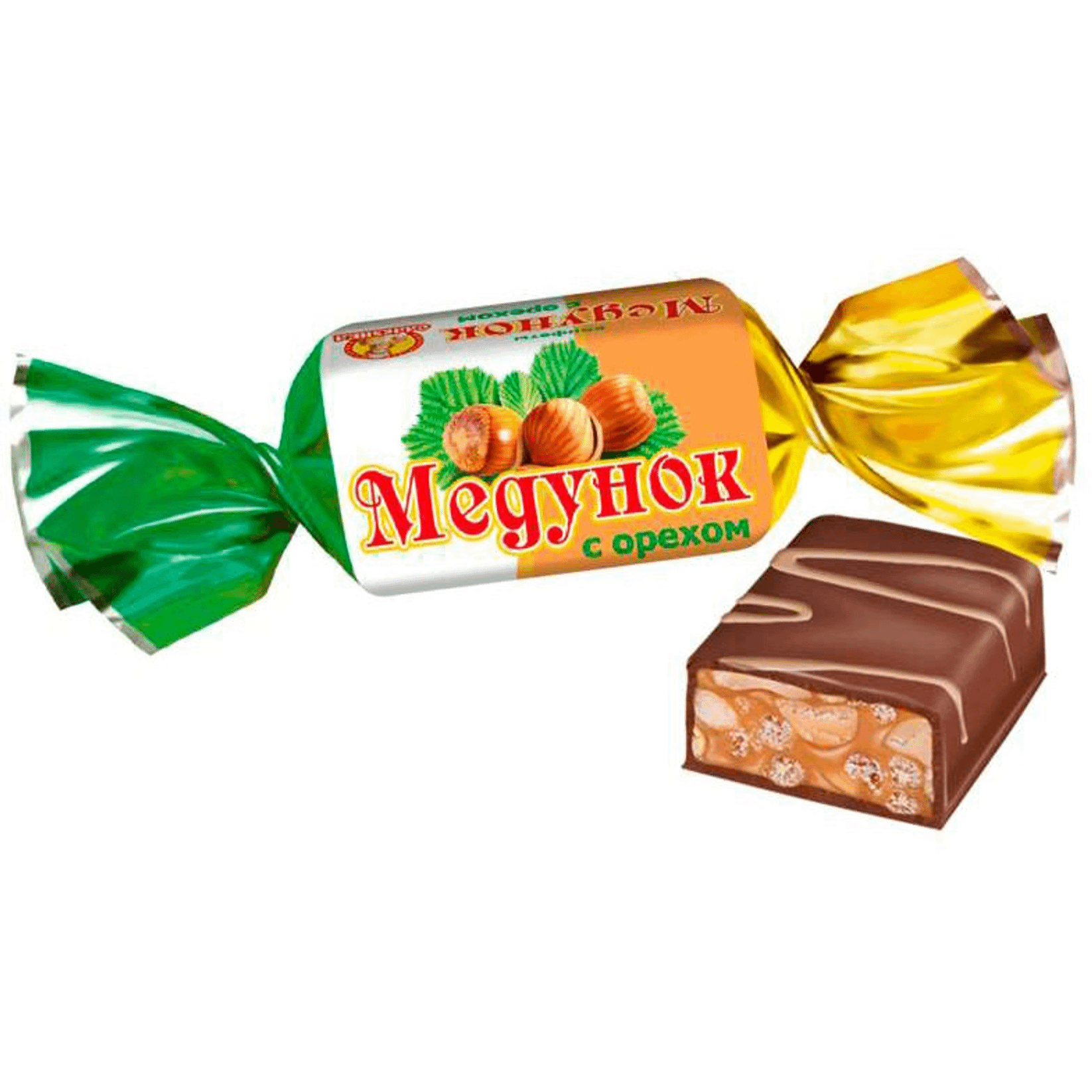 Конфеты шоколадные Славянка Медунок с орехом 550₽