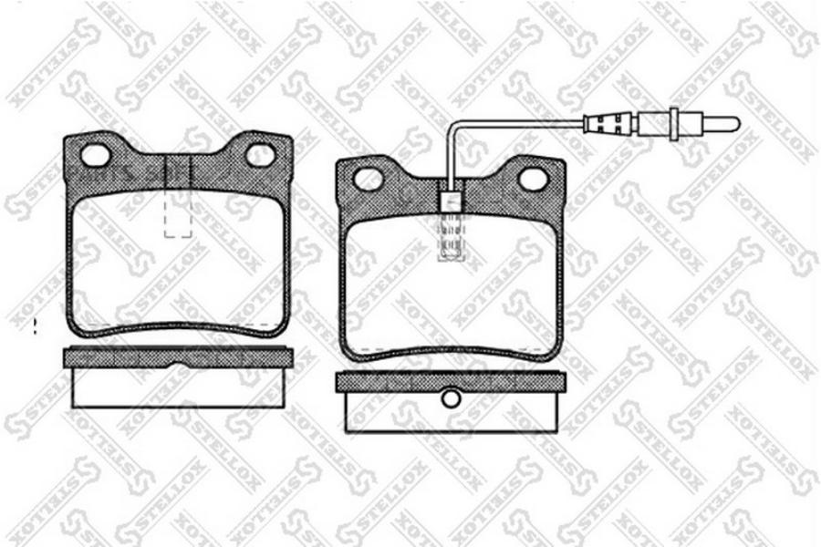 

Тормозные колодки Stellox 332022BSX