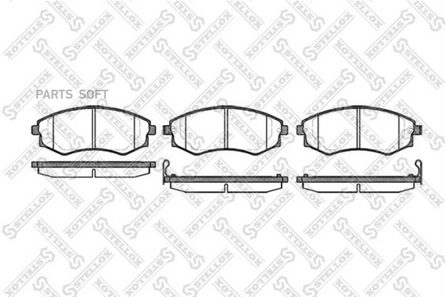 

Тормозные колодки Stellox 329012BSX