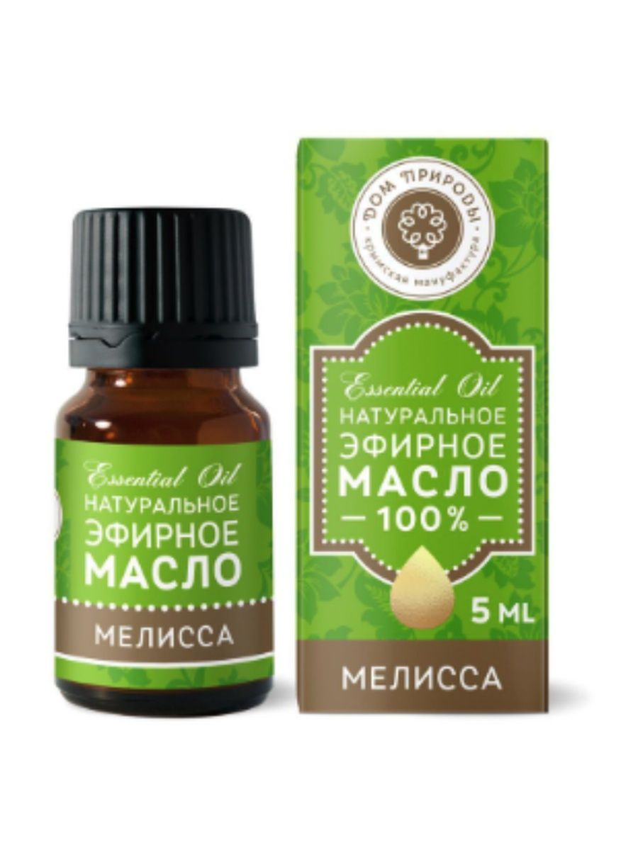 

Эфирное масло Мануфактура Дом Природы Мелисса натуральное 5 мл, мелисса