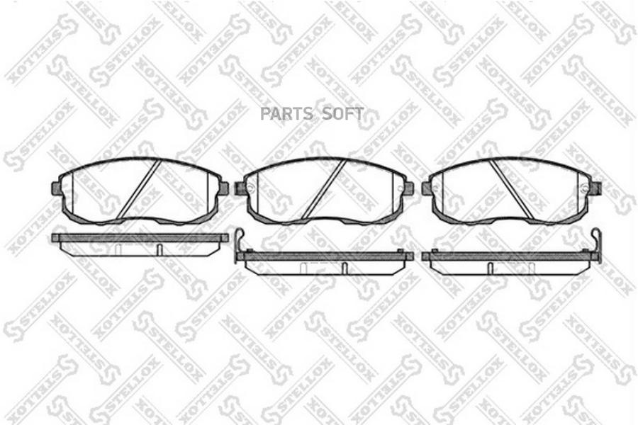 

Тормозные колодки Stellox 304012SX