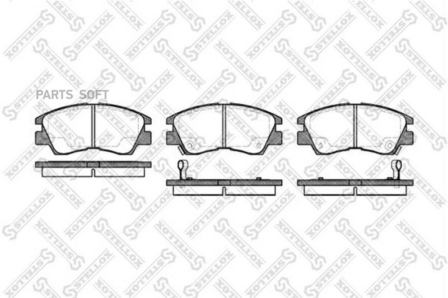 

Тормозные колодки Stellox 286002SX