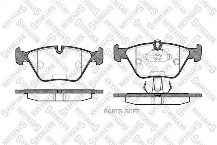 

Тормозные колодки Stellox 281025BSX