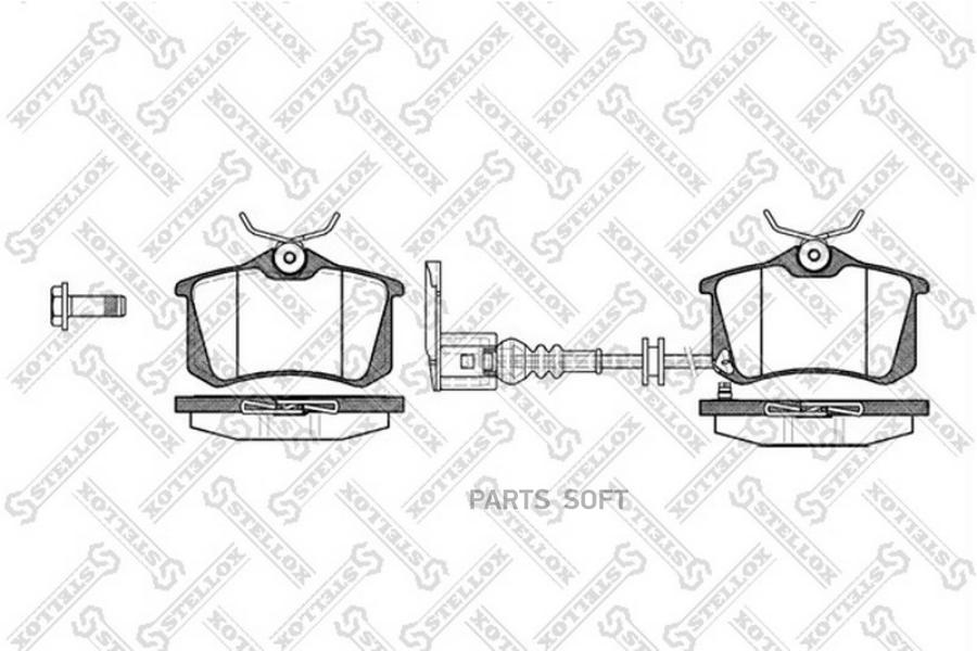 

Тормозные колодки Stellox 274041SX