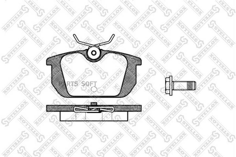 

Тормозные колодки Stellox 242000SX