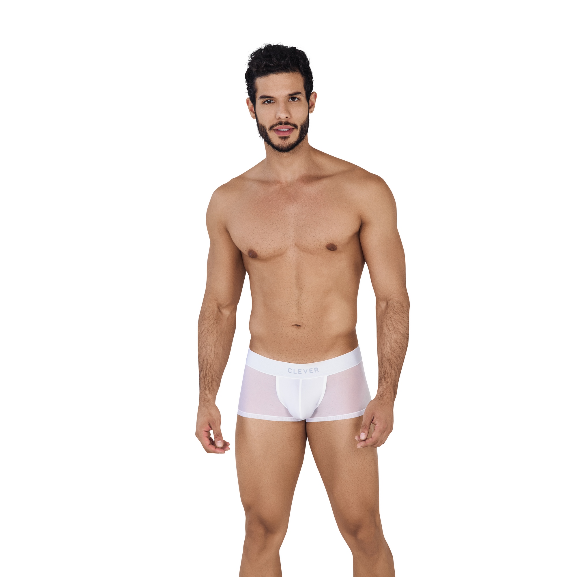 фото Мужские трусы боксеры белые clever luxury boxer 061701 s clever masculine underwear