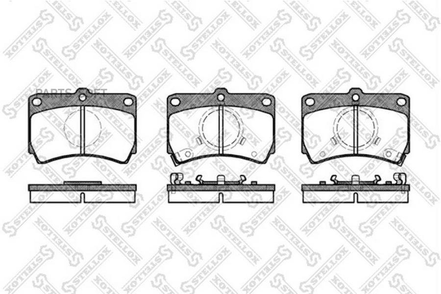 

Тормозные колодки Stellox 223012SX