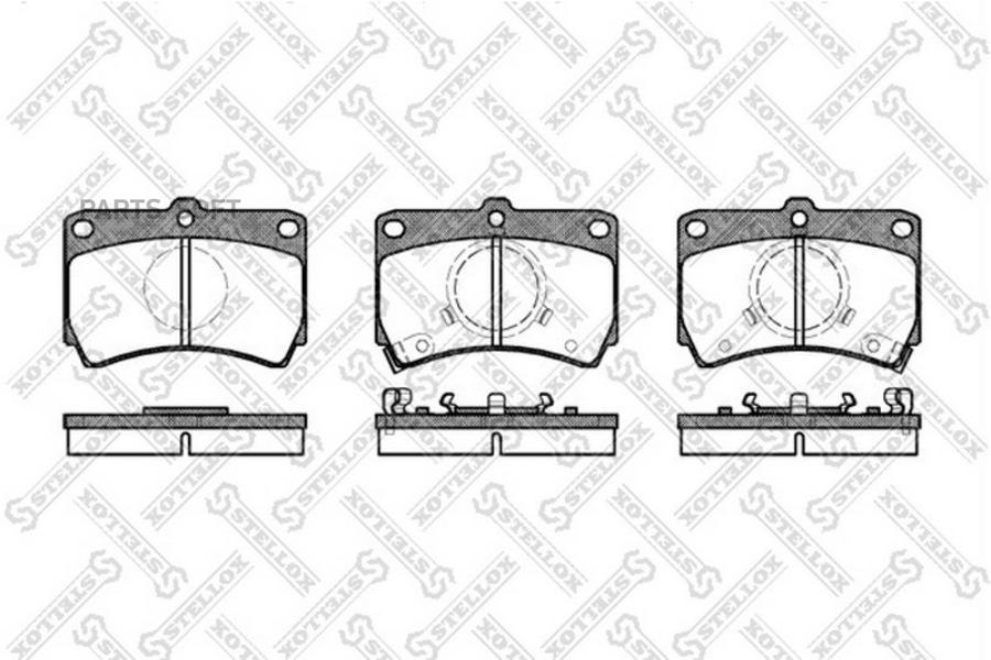 Тормозные колодки Stellox 223002SX
