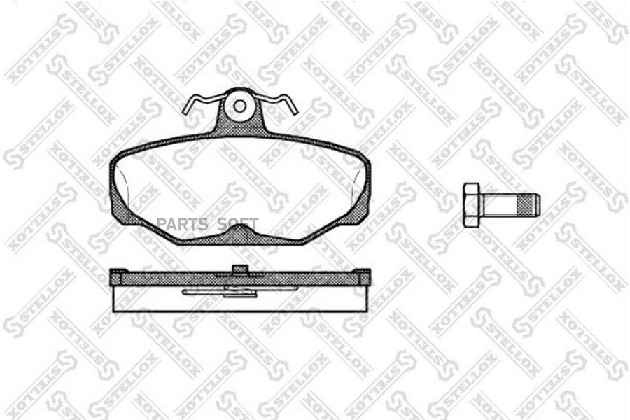 

Тормозные колодки Stellox 216000SX