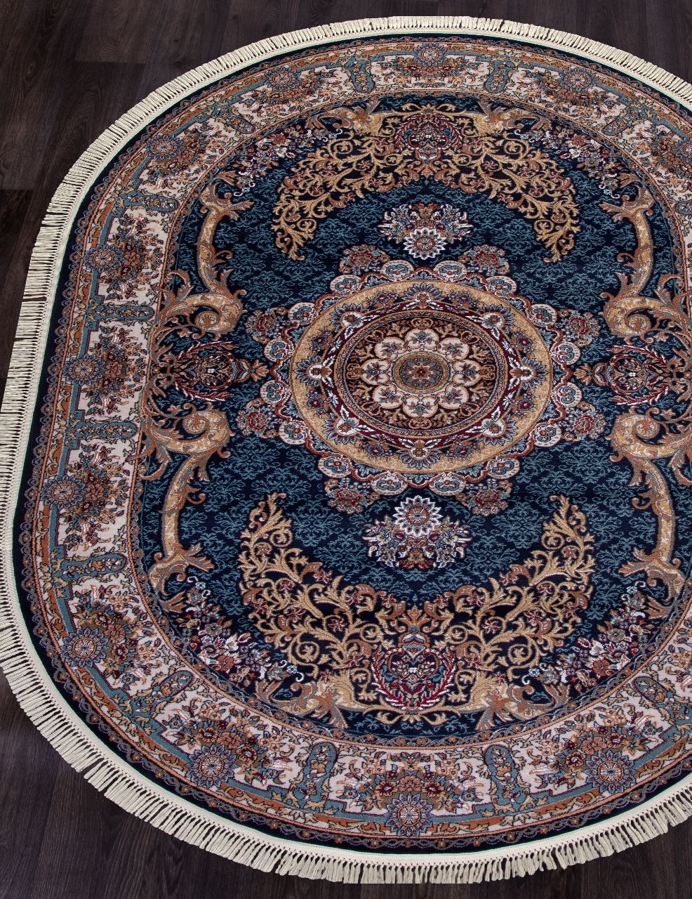 

Ковер SHAHREZA D728 DARK NAVY Овал