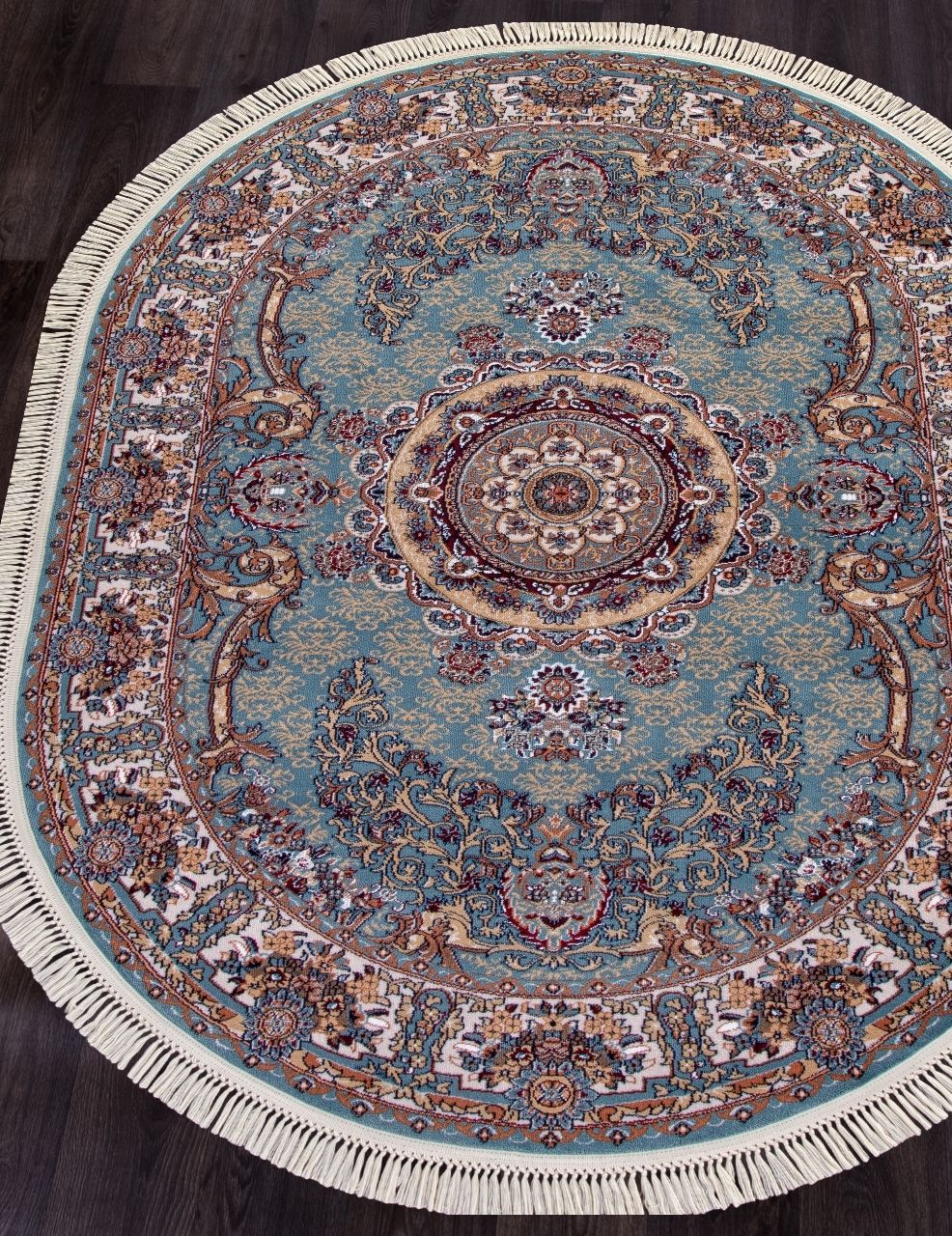 

Ковер SHAHREZA D728 BLUE Овал
