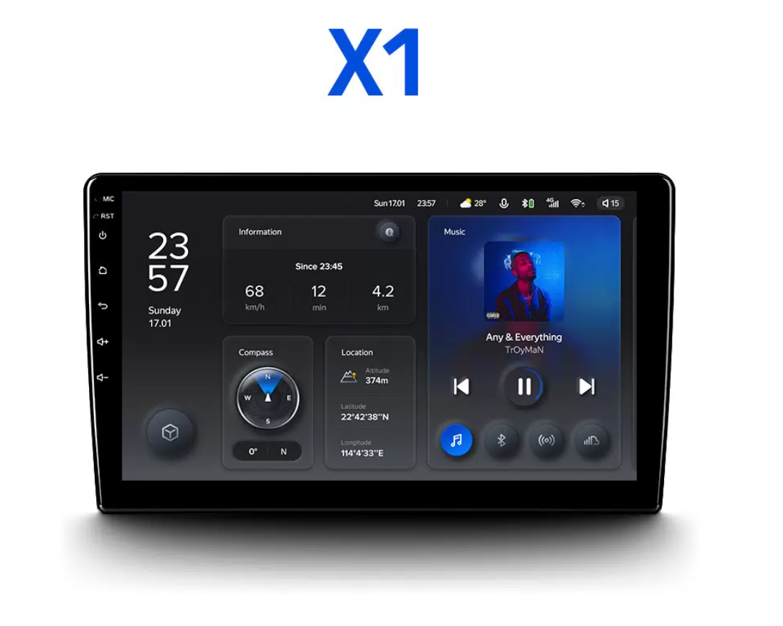 Магнитола Teyes X1 4G 232 10 дюймов 2400000₽