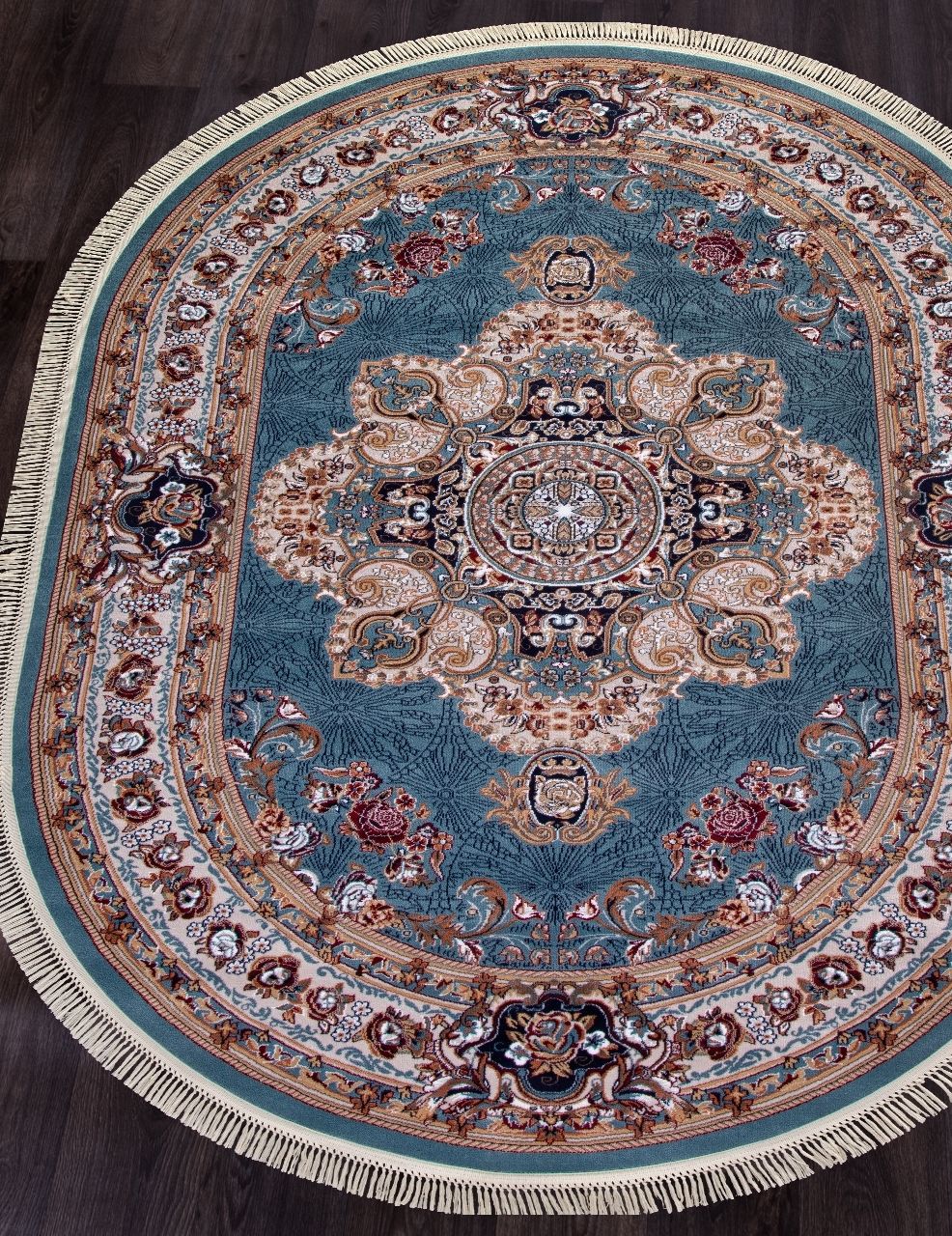

Ковер SHAHREZA D727 BLUE Овал