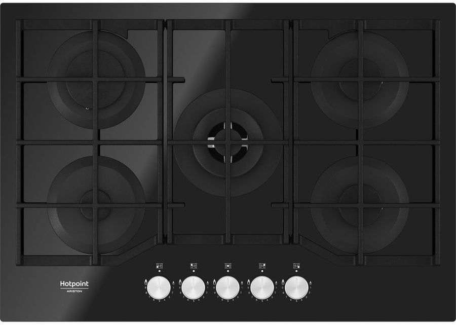 

Встраиваемая газовая панель Hotpoint-Ariston HAGS 72F/BK, HAGS 72F/BK