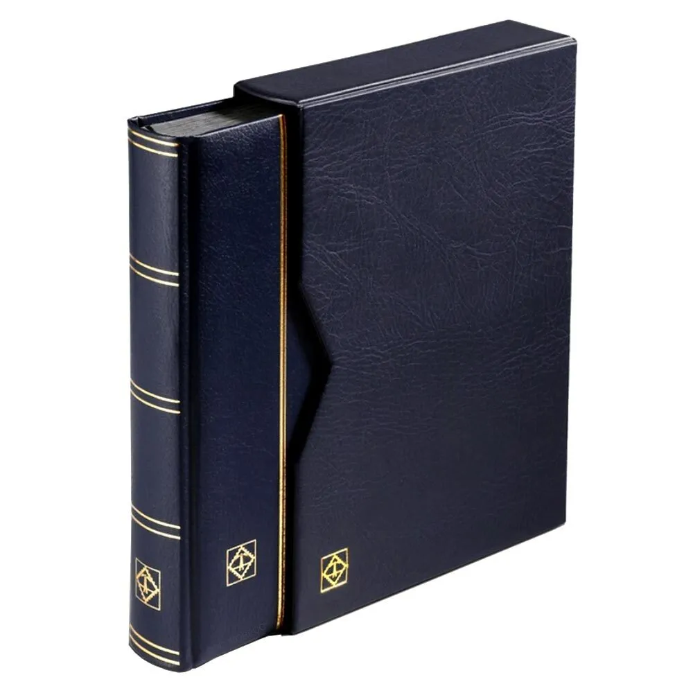 

Альбом для марок Leuchtturm304196 LZS4/16 в футляре на 32 страницы, синий