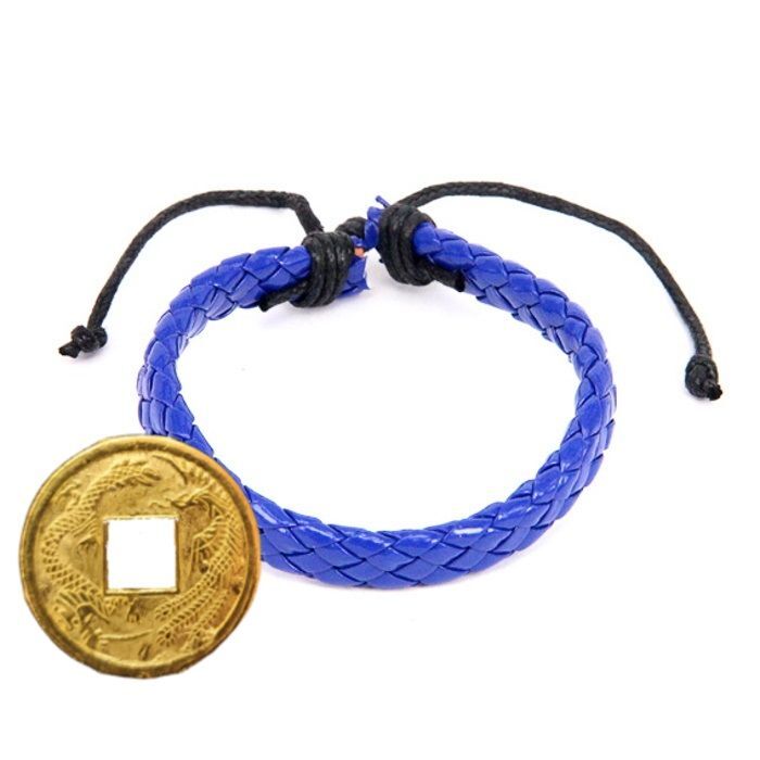 Комплект (браслет + монета) из бижутерного сплава р.25 ELG 55461-mon