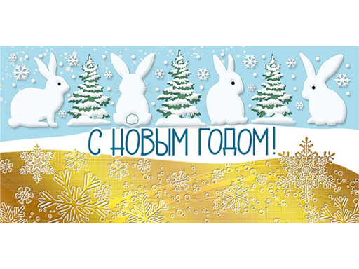 

Конверт для денег "С Новым годом!"