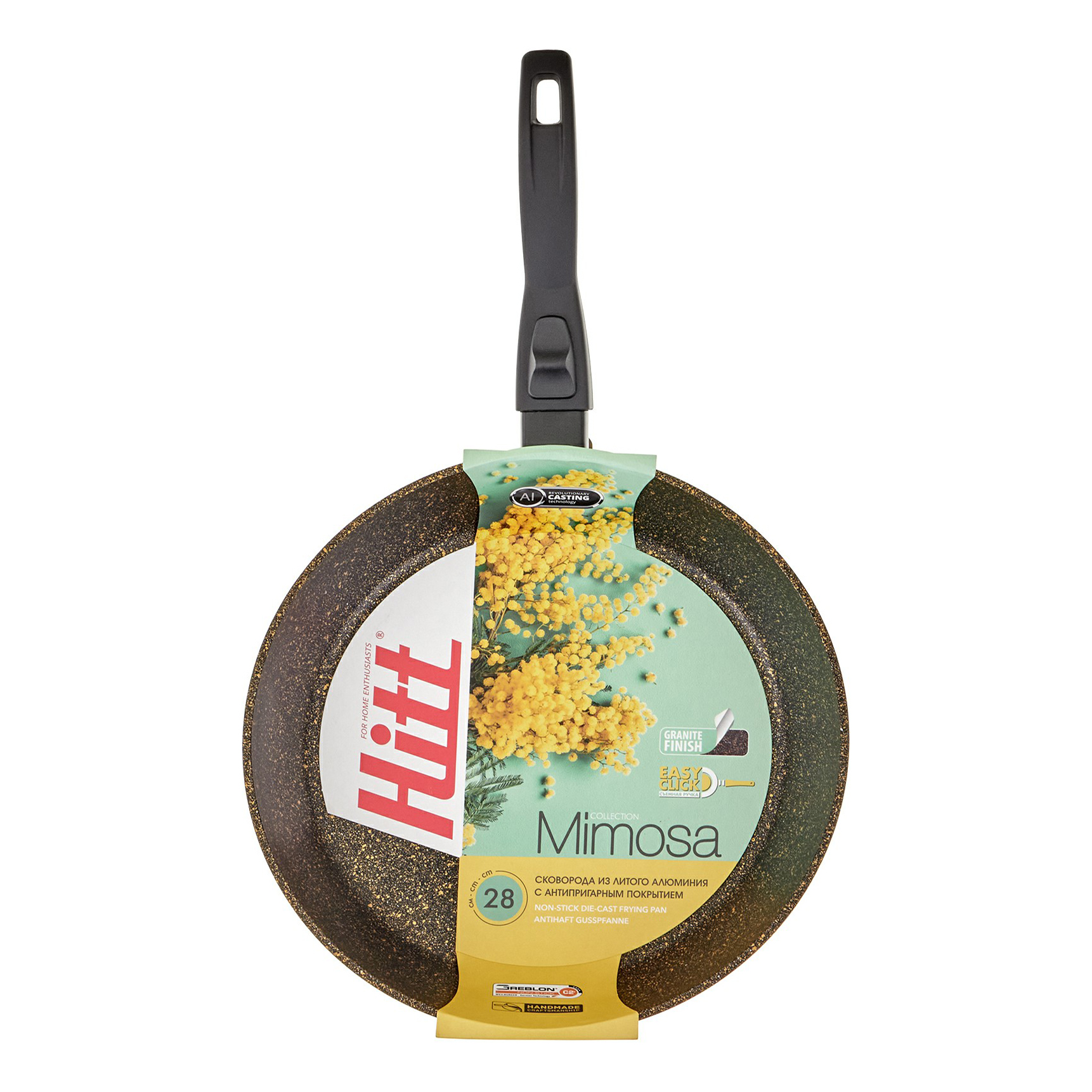 Сковорода Hitt Mimosa с антипригарным покрытием 28 см