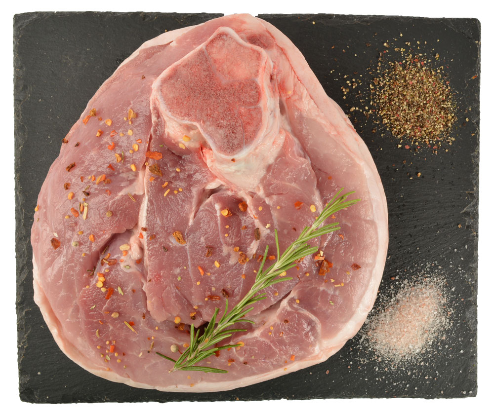 Окорок свиной «Каждый день» на кости в шкуре (1,65-2 кг), 1 упаковка  2 кг