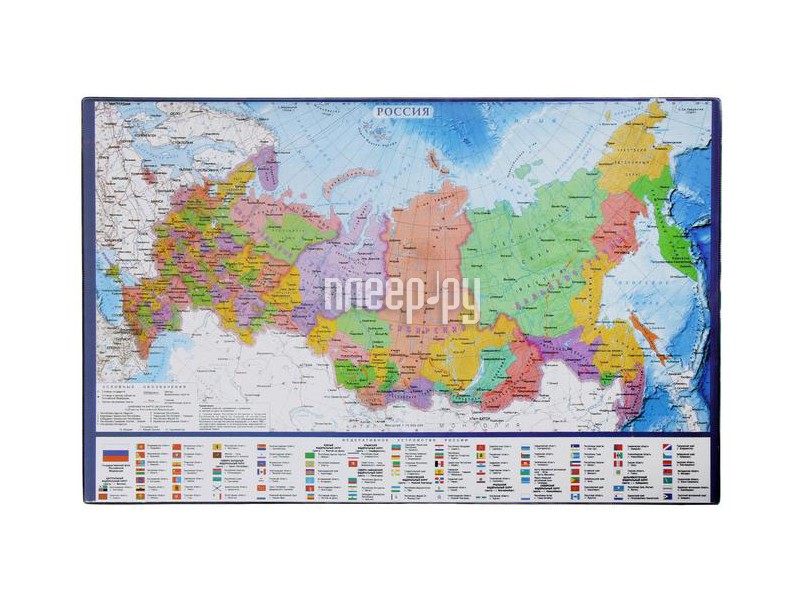 

Покрытие настольное Calligrata Карта России 38x59cm 3342398