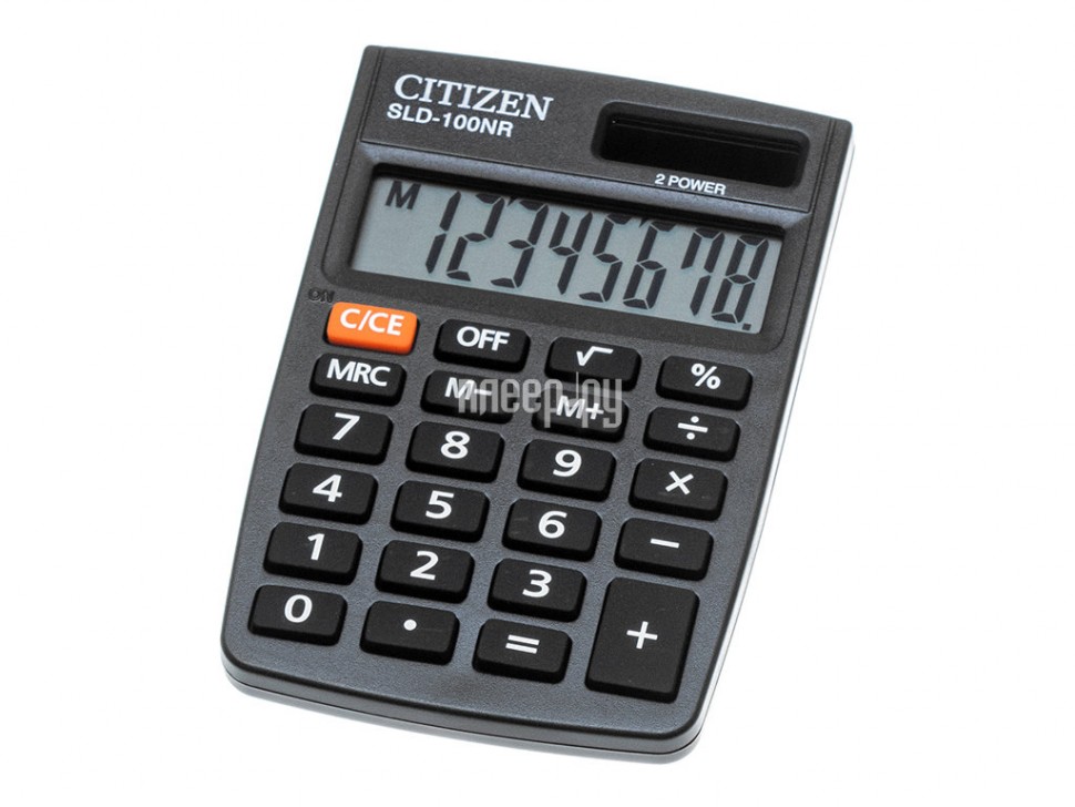 

Калькулятор Citizen SLD-100NR, черный