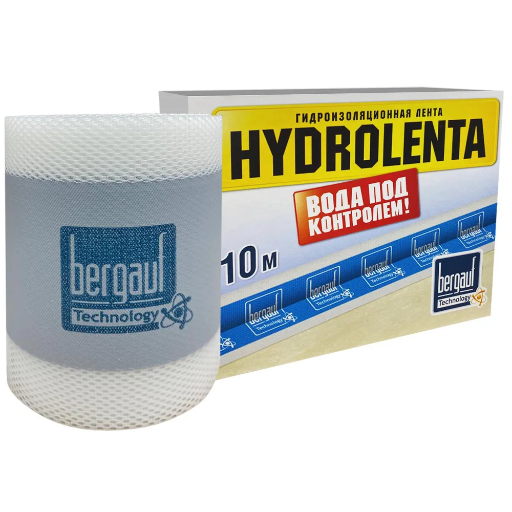 фото Лента гидроизоляционная bergauf hydrolenta 10м