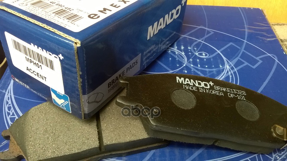 

Тормозные колодки Mando передние MPH01