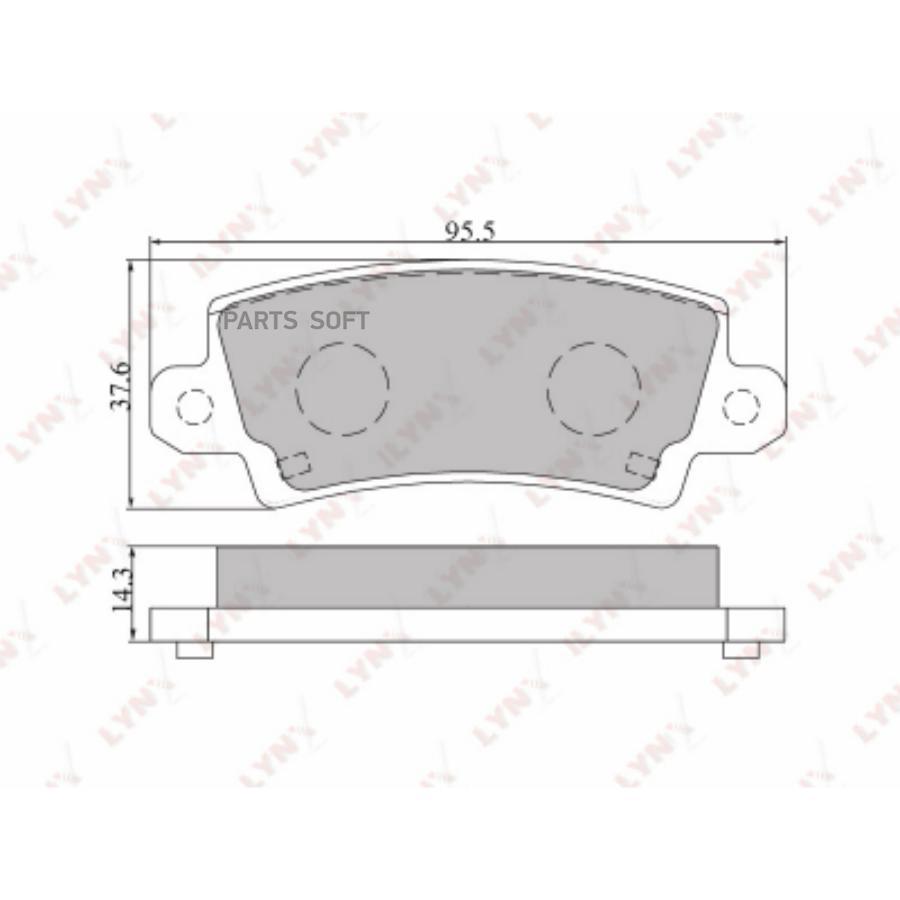 

Колодки тормозные задние подходит для TOYOTA Corolla (UK) 1.4-2.0D 02-06/Corolla Verso 1.4